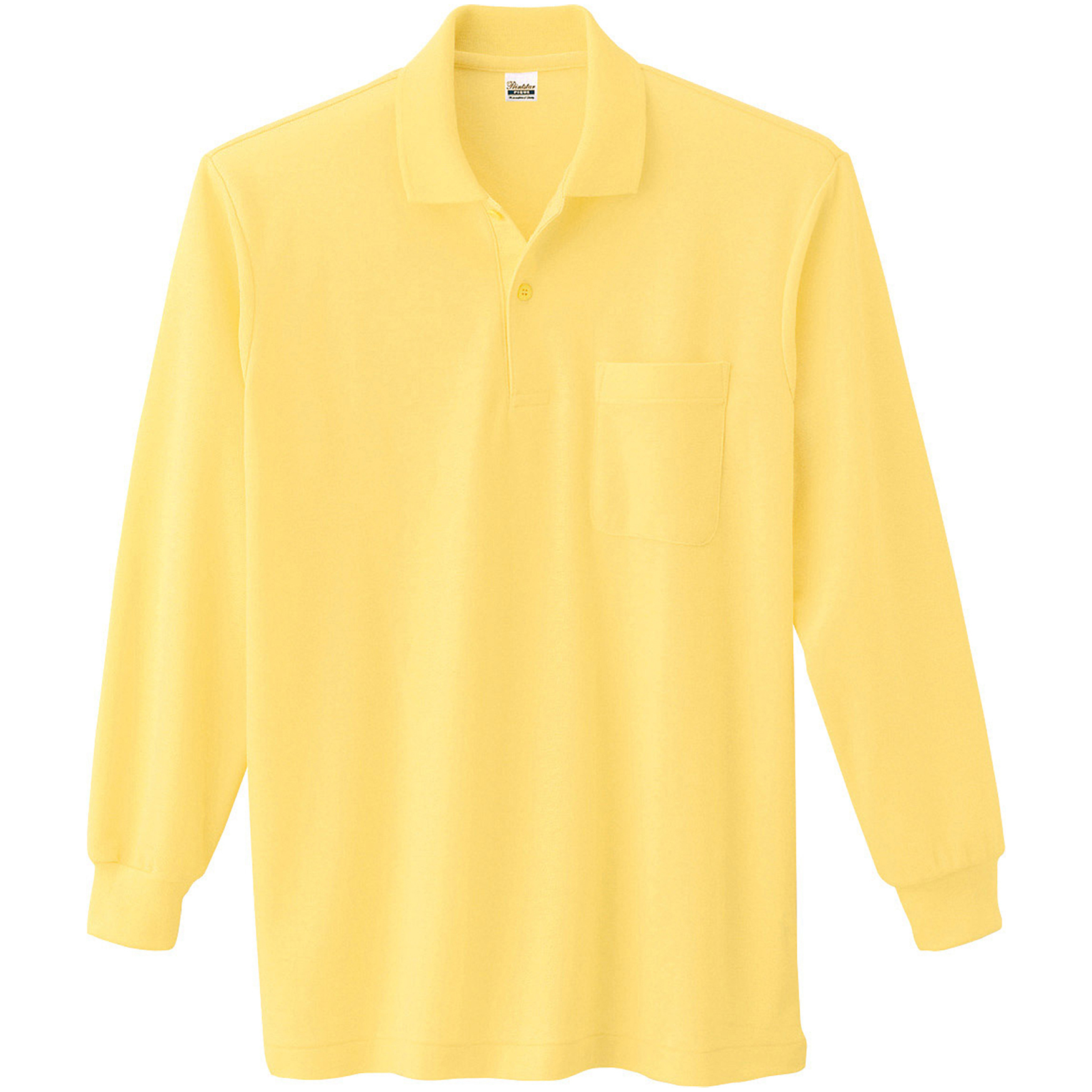 5.8オンス　T/C長袖ポロシャツ（ポケット付）【00169-VLP】