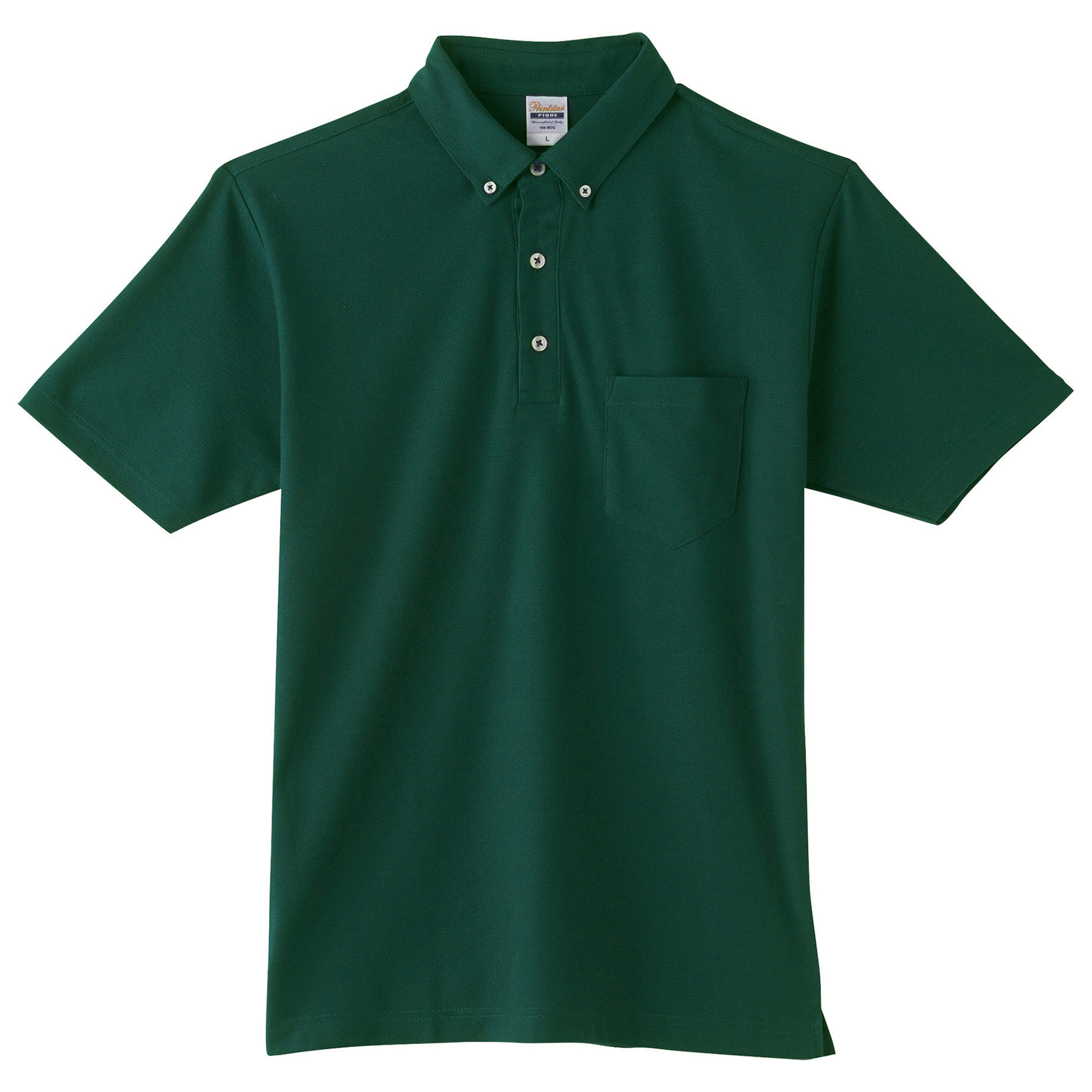 4.9オンス　ボタンダウンポロシャツ（ポケット付）【00198-BDQ】