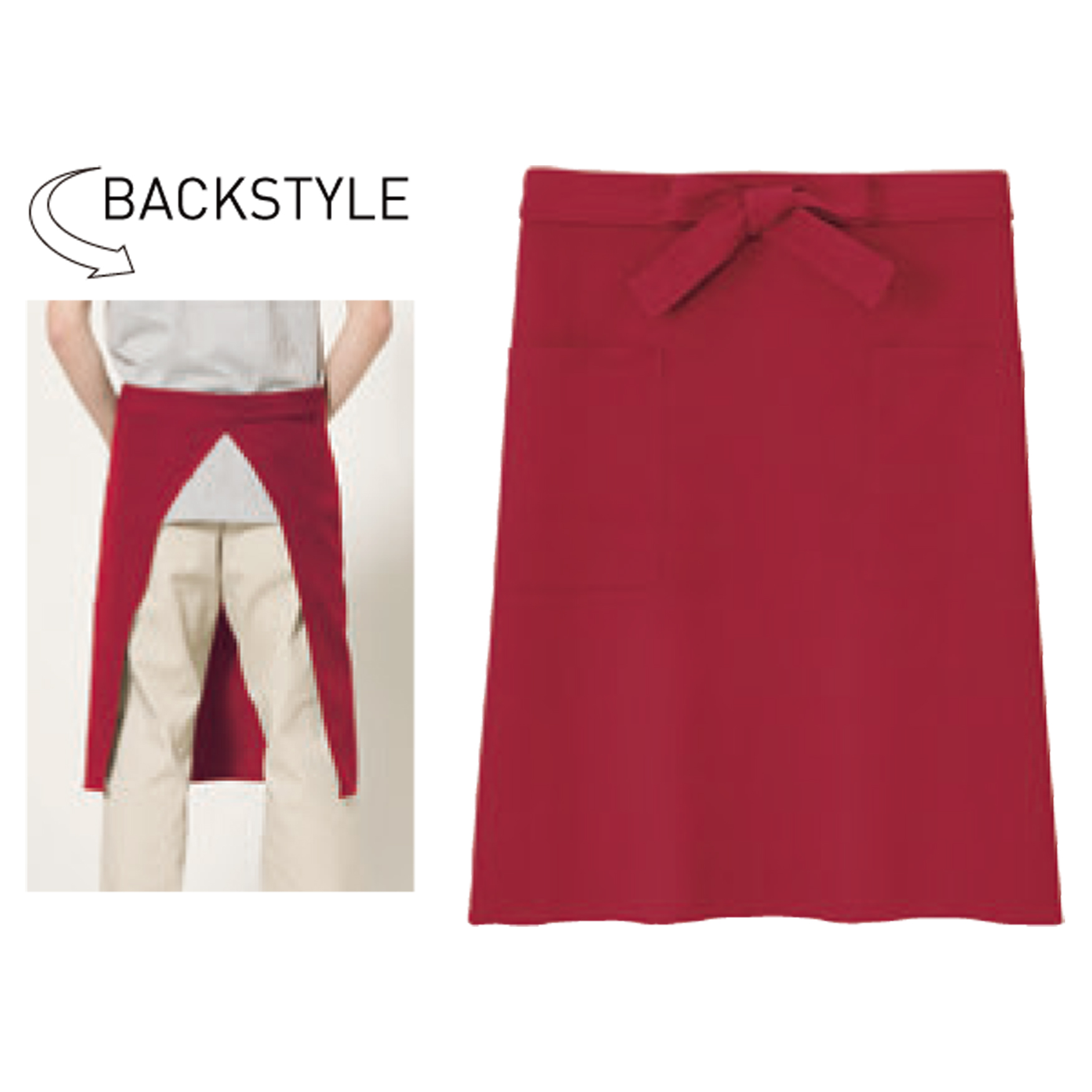 ポリミドルエプロン【00878-PMA】