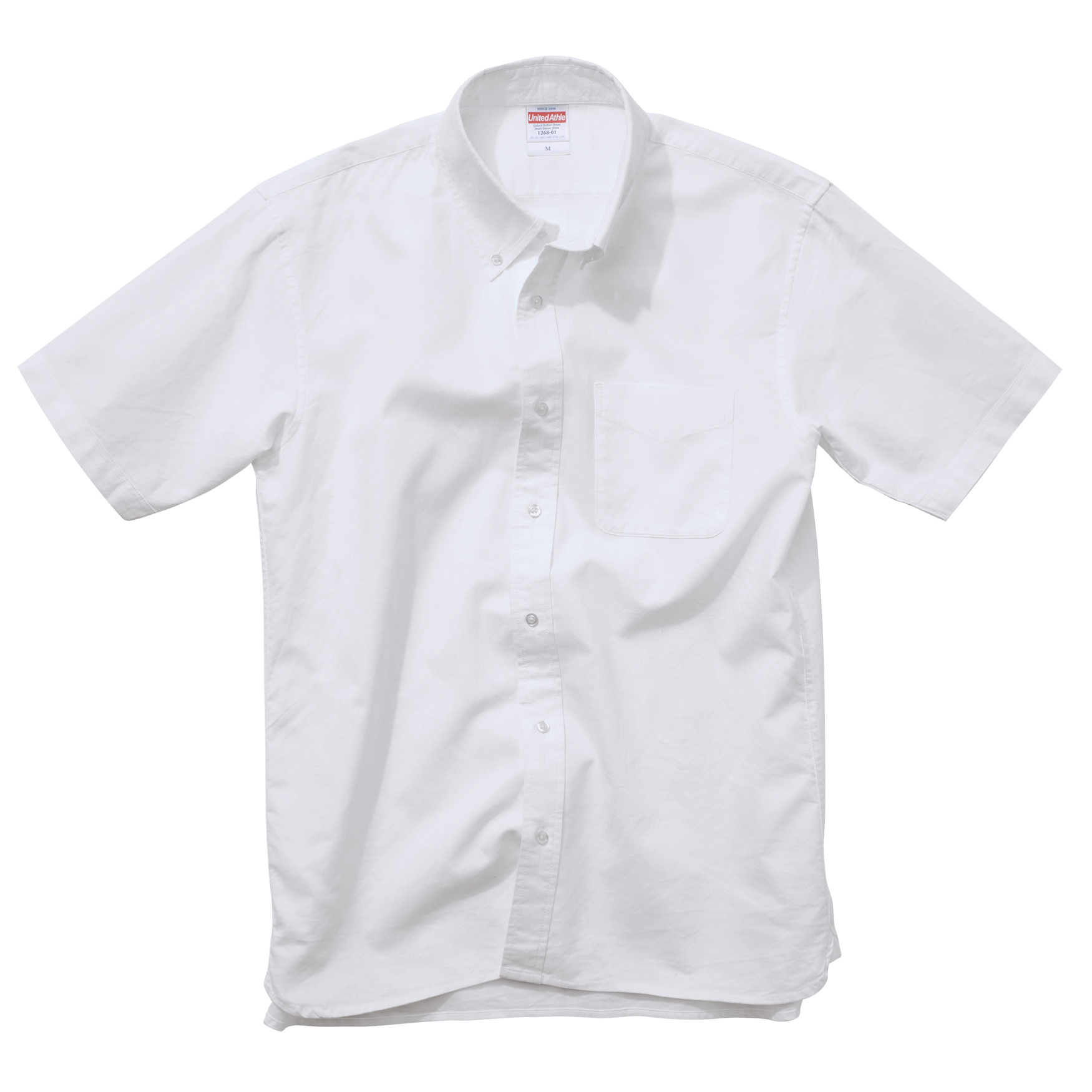 オックスフォード ボタンダウン ショートスリーブ シャツ【1268-01】