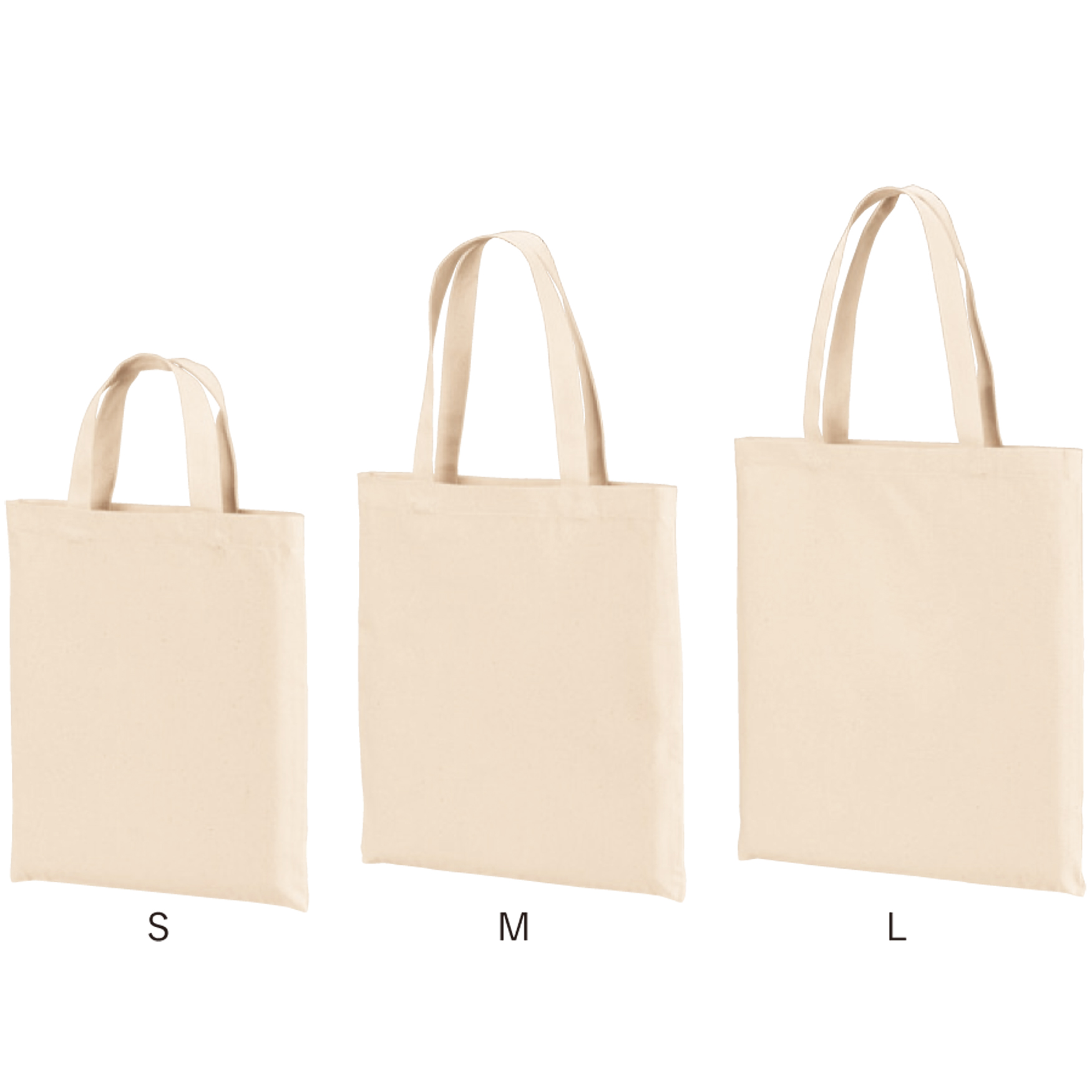 スタンダード キャンバス フラット トートバッグ【1475-01】