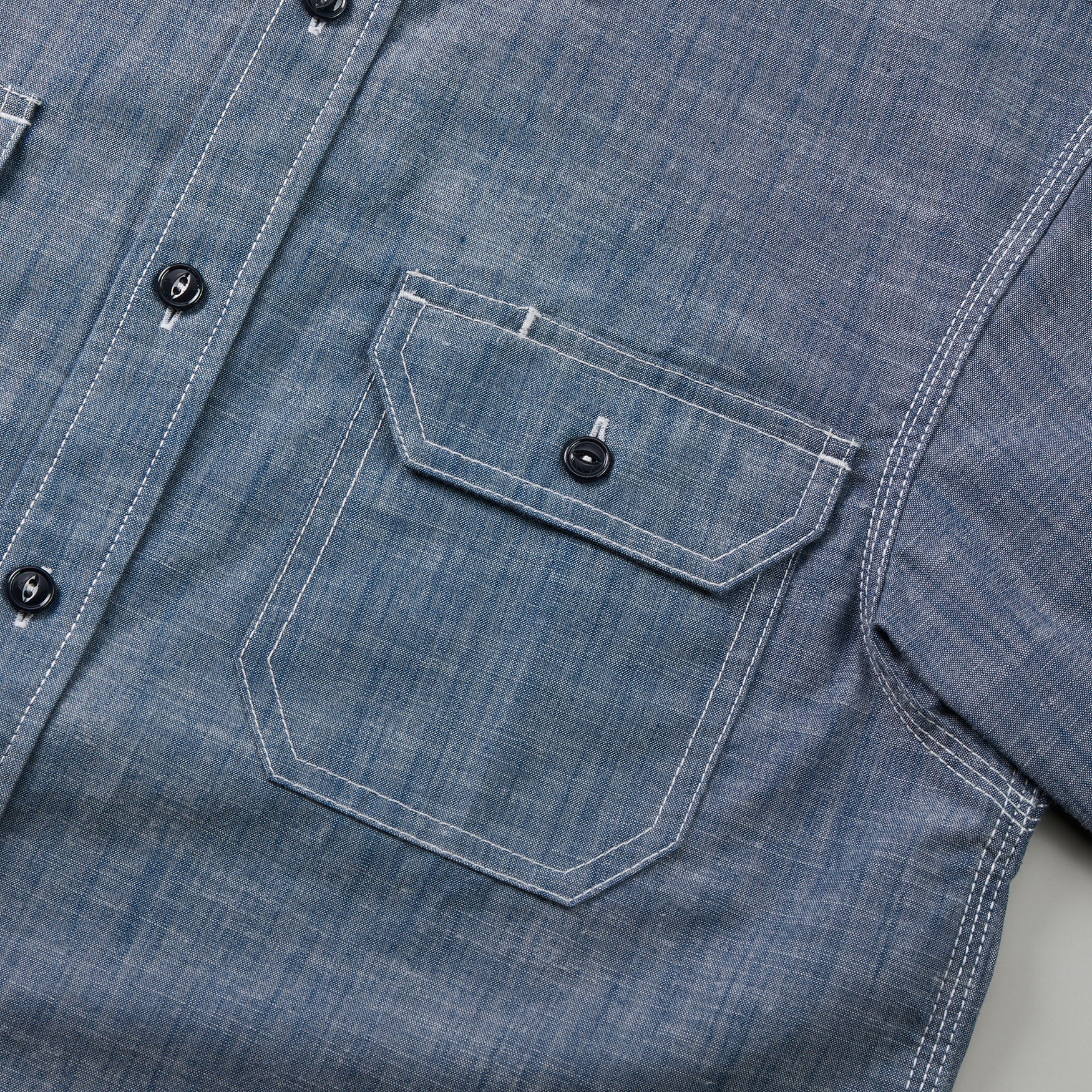 T/C シャンブレー ワーク シャツ【1783-01】