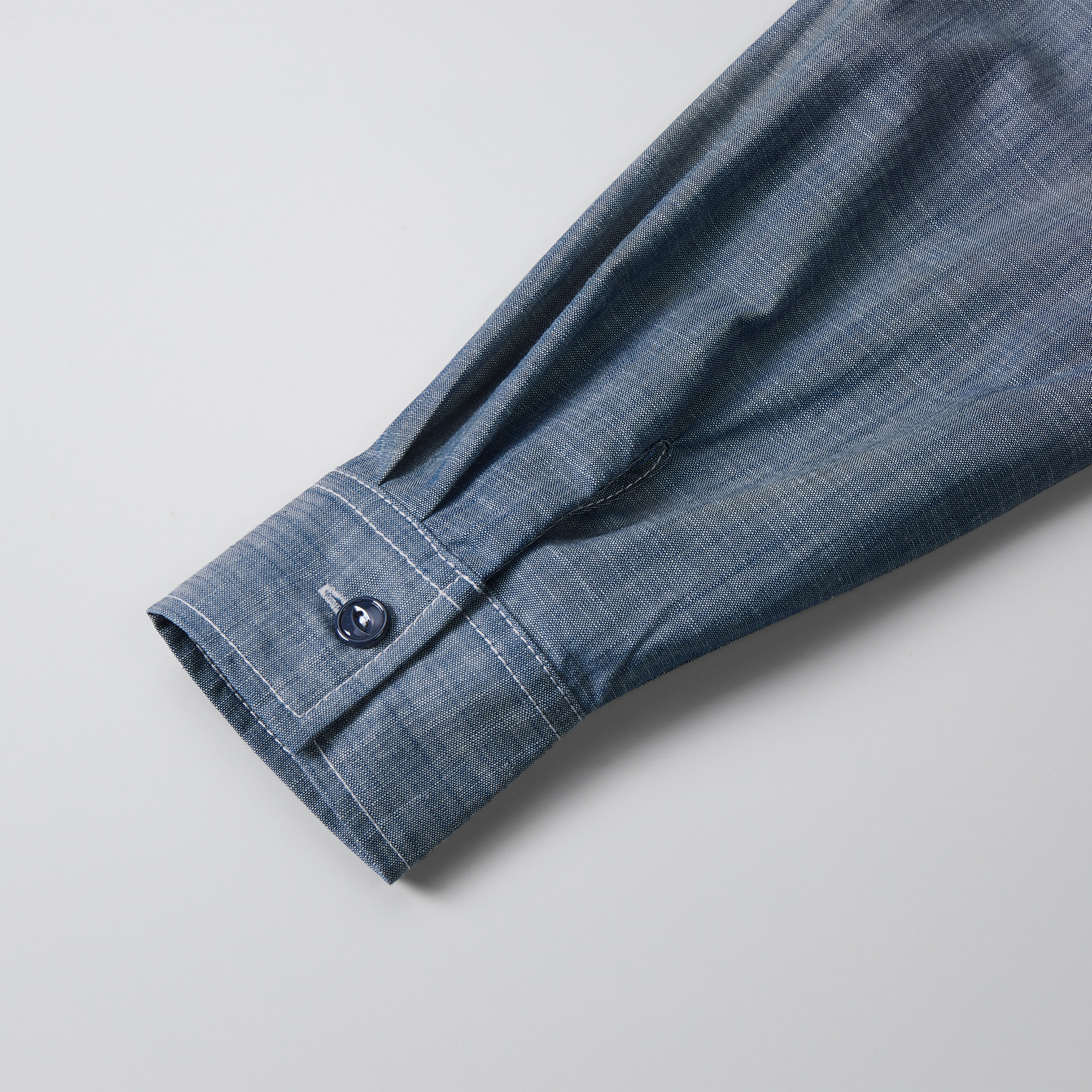 T/C シャンブレー ワーク ロングスリーブ シャツ【1784-01】