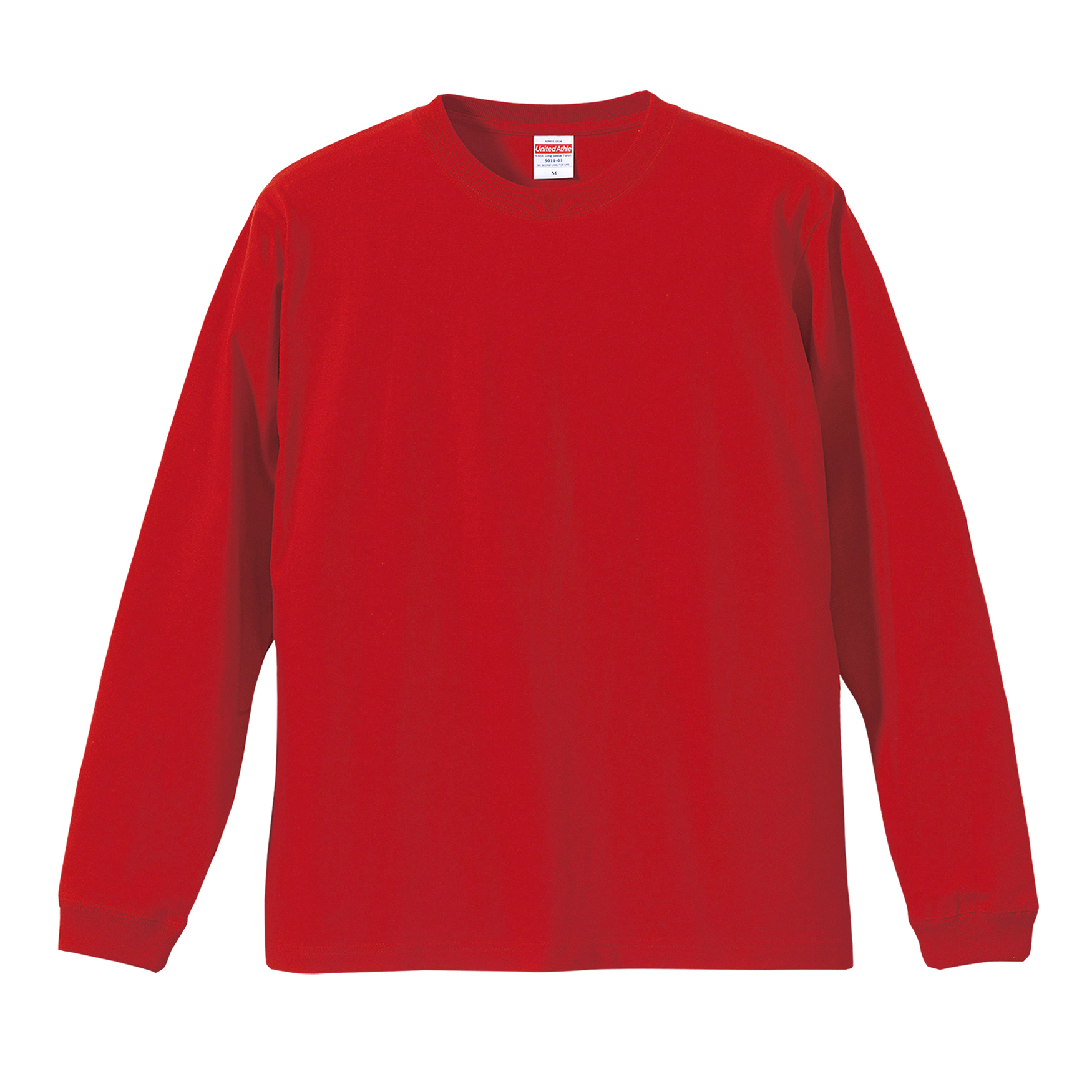 5.6オンス ロングスリーブ Tシャツ（1.6インチリブ）【5011-01】