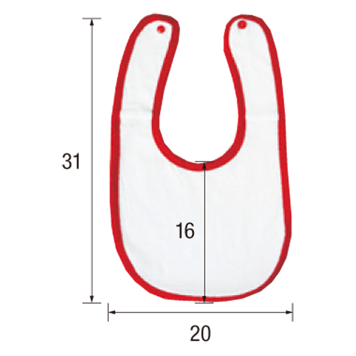 5.6オンス ベイビー ビブ【5147-02】