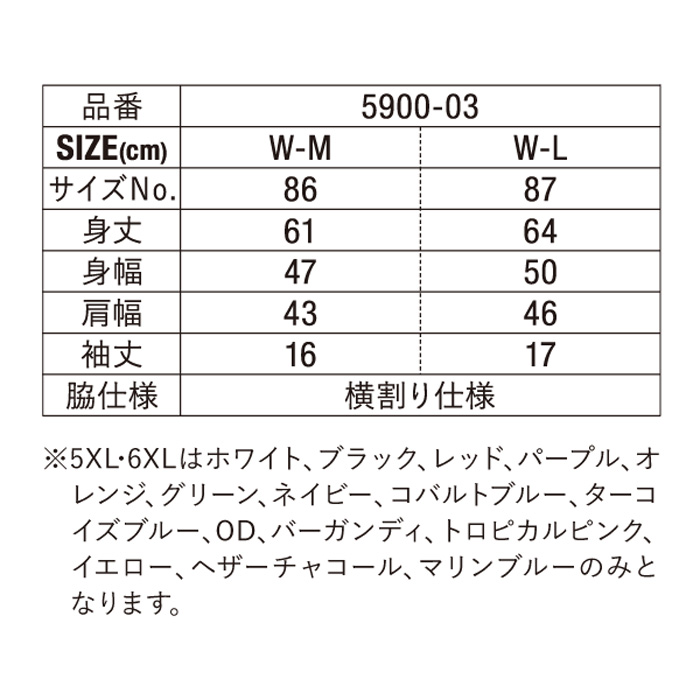 4.1オンス ドライアスレチック Tシャツ【5900-01】