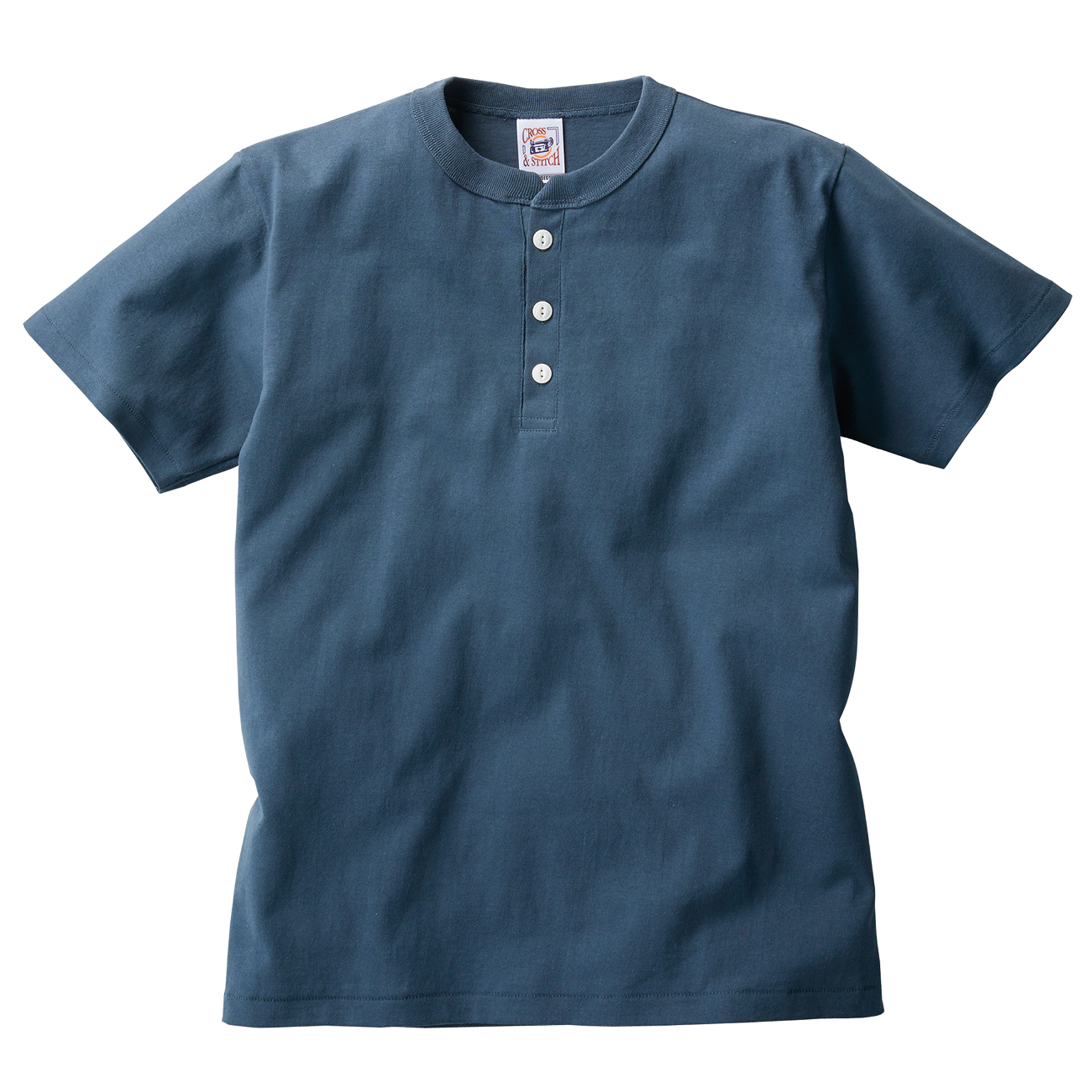 オープンエンド マックスウェイト ヘンリーネックTシャツ【OE1120】