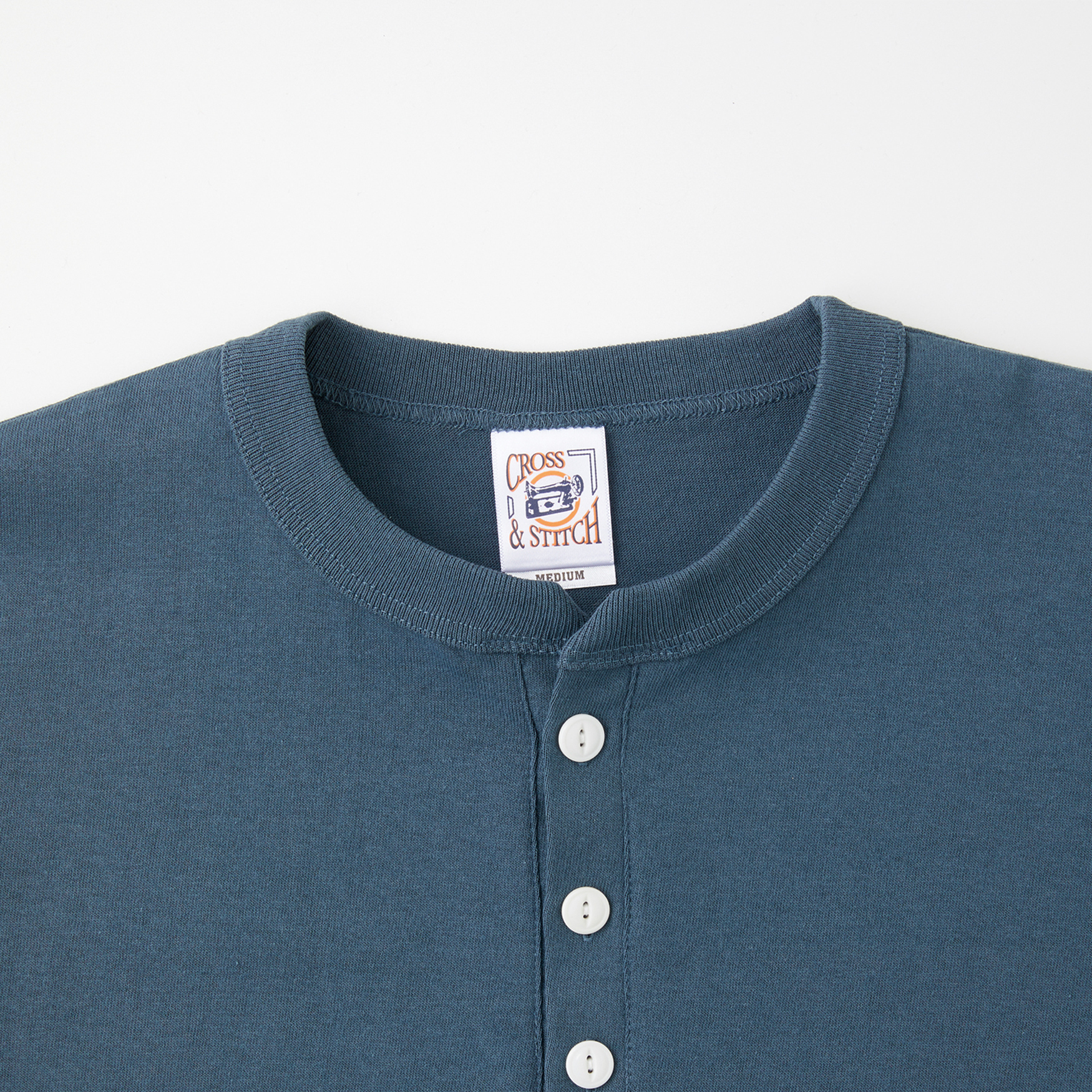 オープンエンド マックスウェイト ヘンリーネックTシャツ【OE1120】