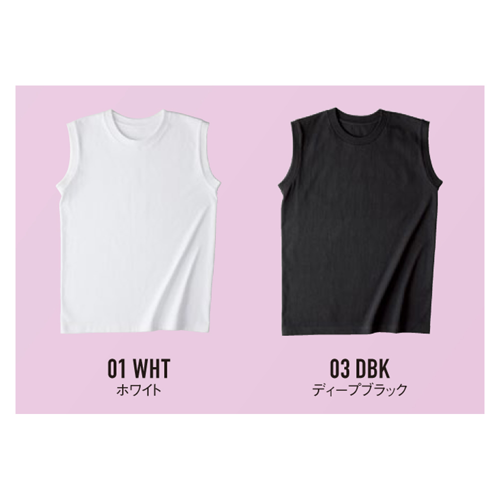 ウィメンズ ノースリーブ Tシャツ【WOS-808】